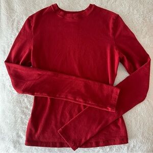 SKIMS stretch cotton jersey t shirt long sleeve